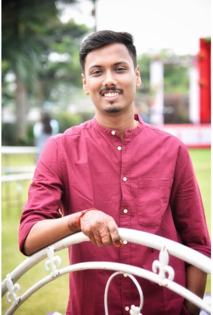 Team member Shubham Joshi